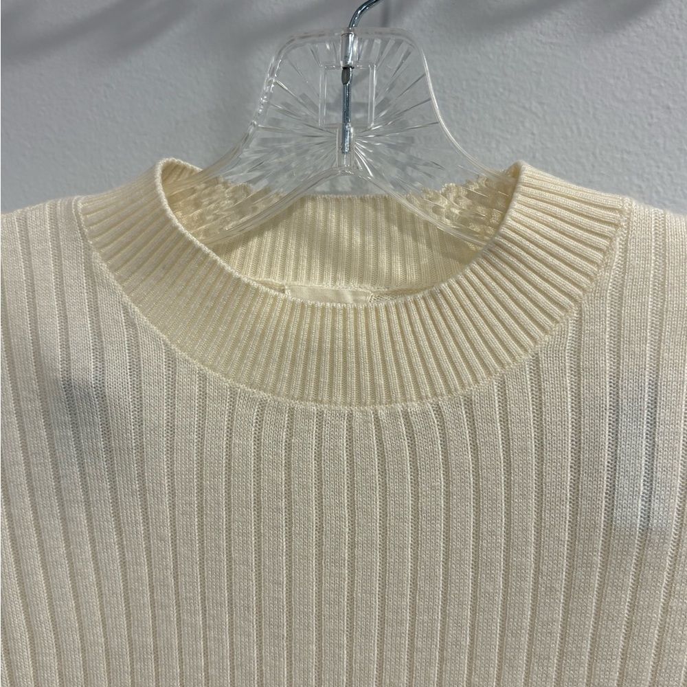 Garage Cream Ribbed Sweater - Picture 8 of 8